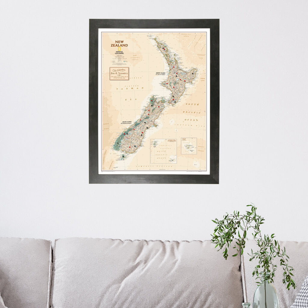 Canvas Executive New Zealand - Rustic Black Frame