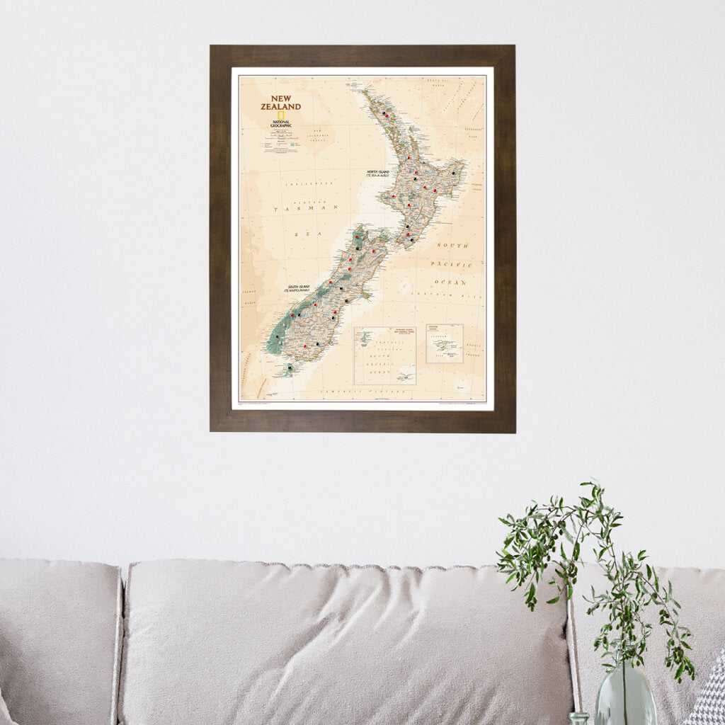 Canvas Executive New Zealand - Rustic Brown Frame