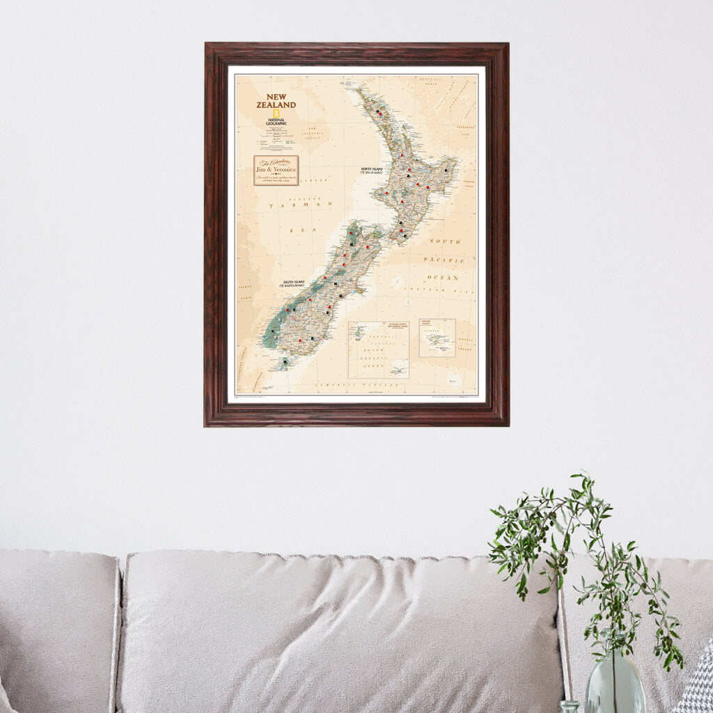Canvas Executive New Zealand - Solid Wood Cherry Frame