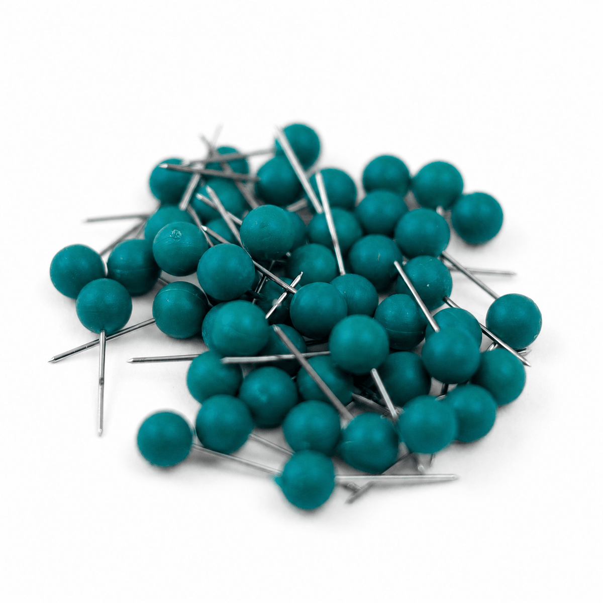 Dark Green - Push Pin Travel Map Pins - Pack of 50