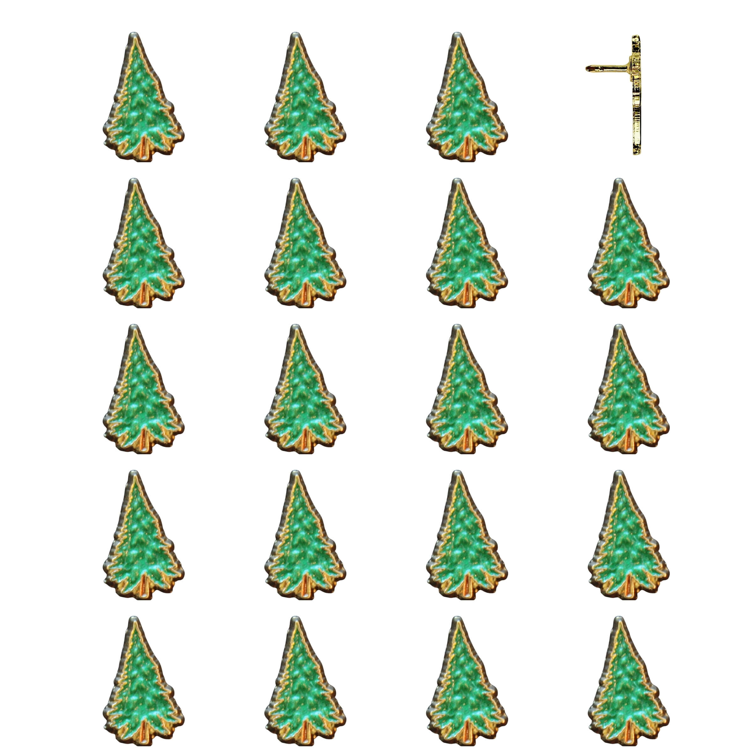 Pine Tree Push Pins Pack of 20
