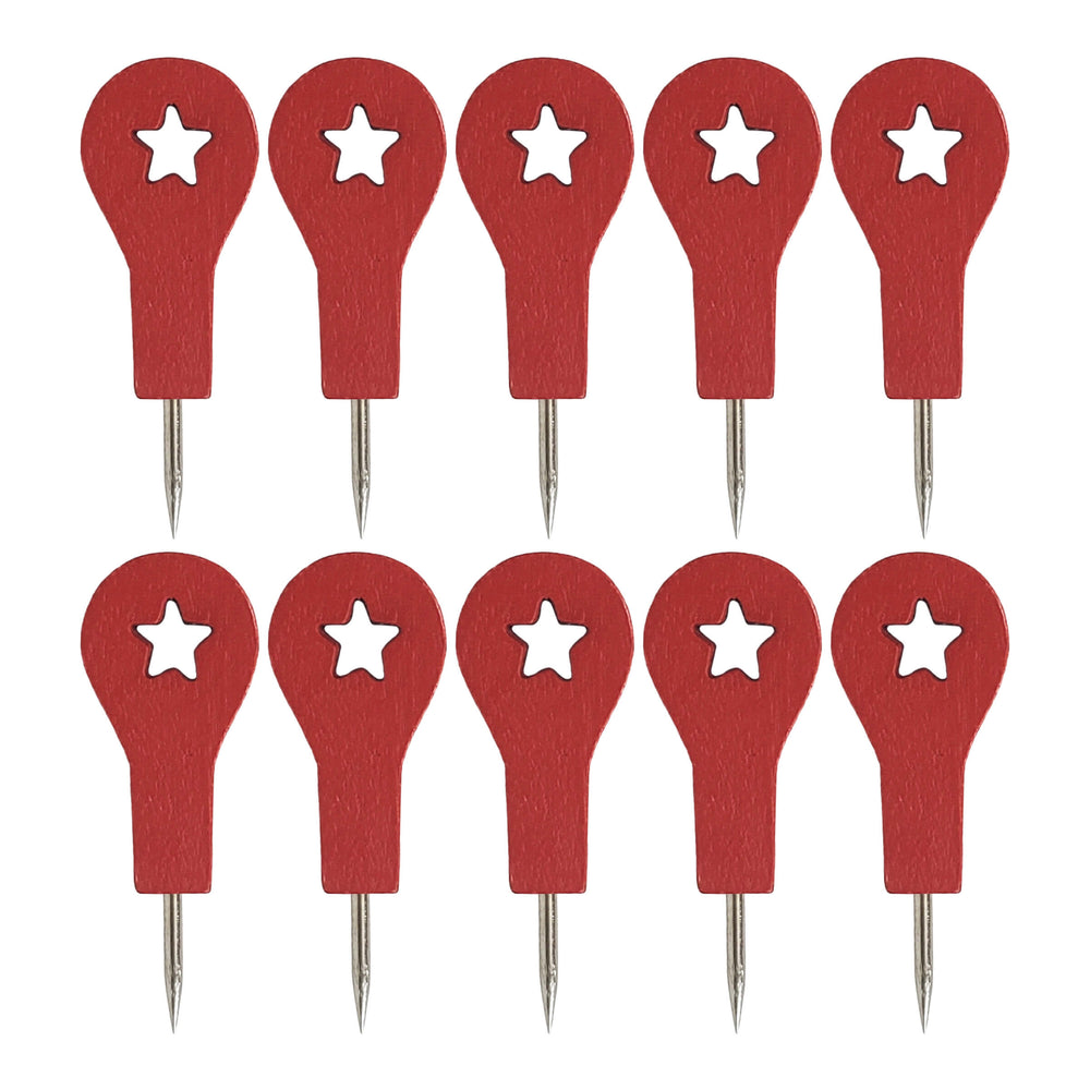 Map Pin One Way Red Wooden Map Marker Push Pin | Travel Map Thumb Tacks | Push Pin ...