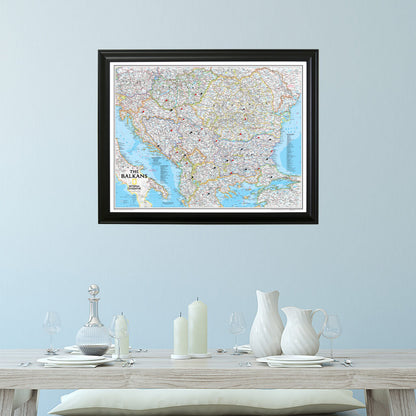 Canvas Classic Balkans - Black Frame
