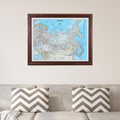 Canvas Classic Russia - Solid Wood Cherry Frame