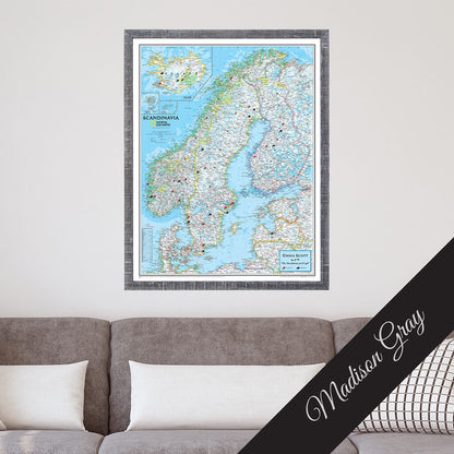 Canvas Classic Scandinavia - Madison Gray Premium Frame