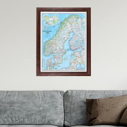 Canvas Classic Scandinavia - Solid Wood Cherry Frame