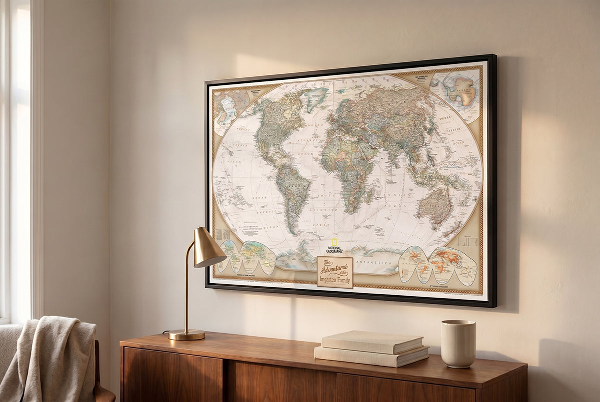 Iconic Cartography. Crafted to Last a Lifetime.