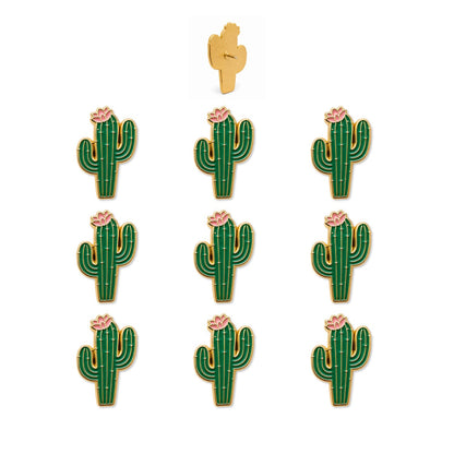 Cactus Push Pins - Desert Enamel Map & Lapel Pins