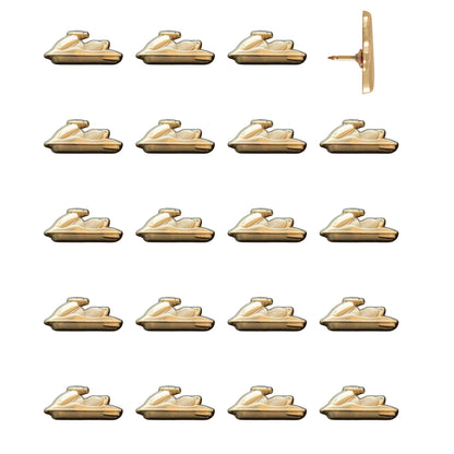 Jet Ski Push Pin Gold pack of 20