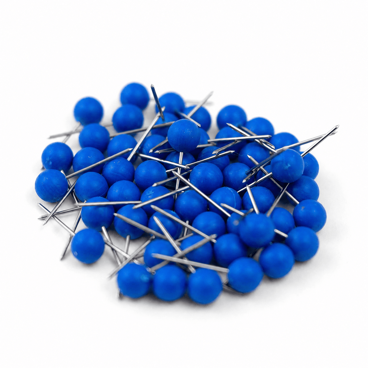 Blue - Push Pin Travel Map Pins - Pack of 50