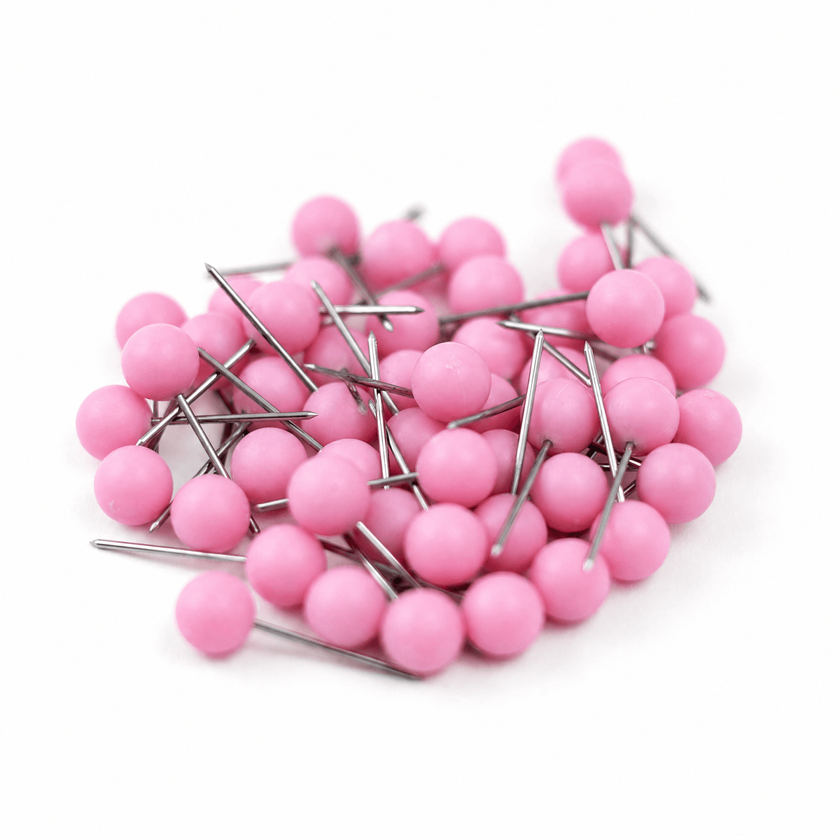 Light Pink - Push Pin Travel Map Pins - Pack of 50