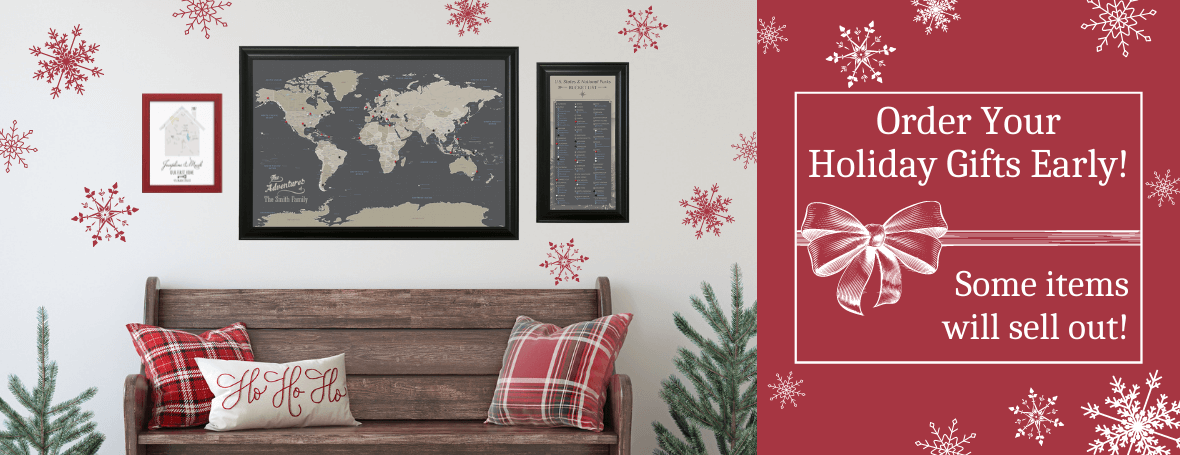Push Pin Travel Maps