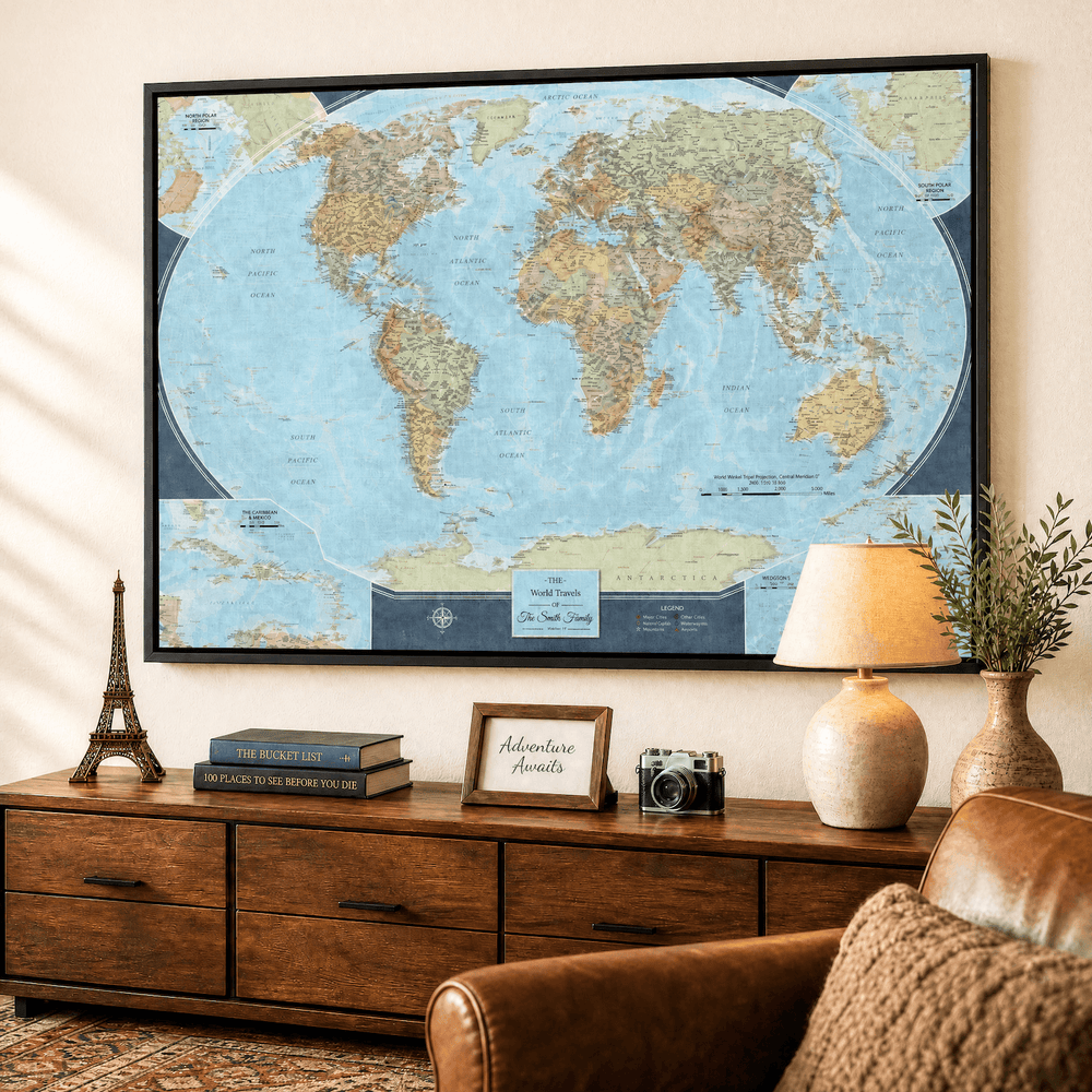 Float Mount Framed Canvas