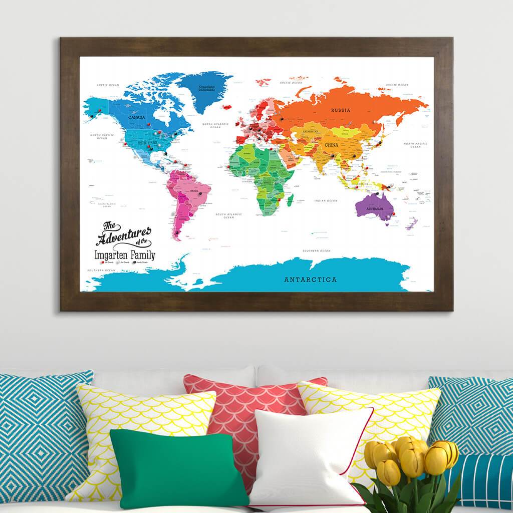 Poster Map of the world 