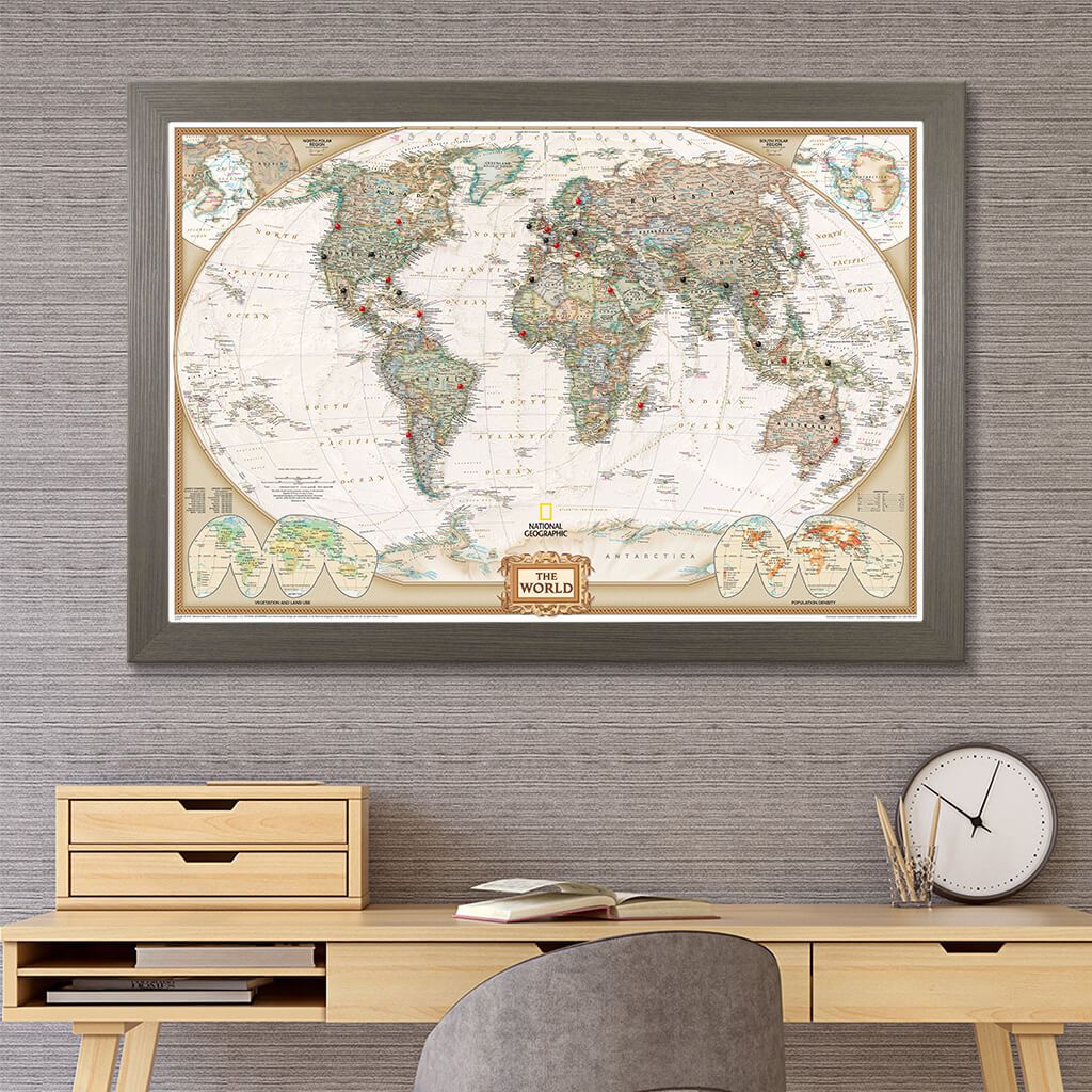 World Map Push Pin, Push Pin Map, World Map Pin Board, Cork World