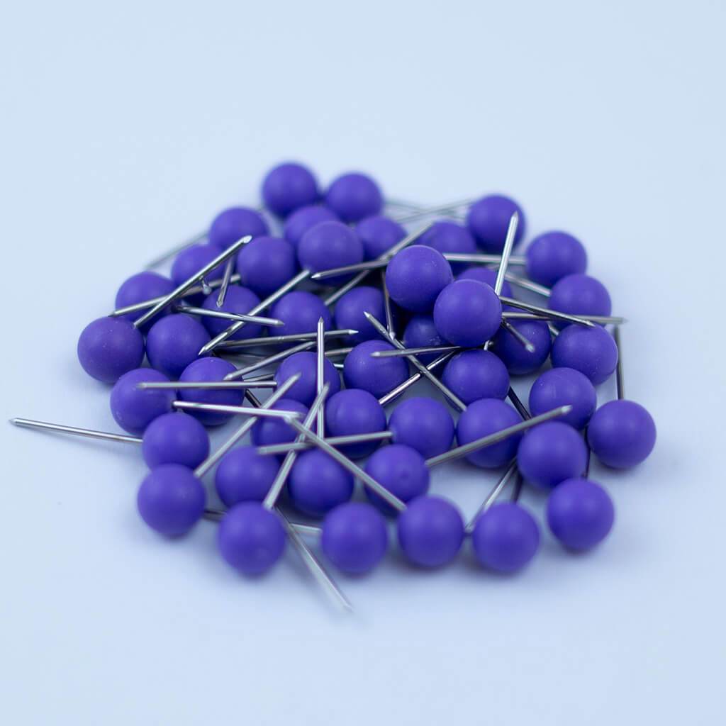 Purple Map Pins